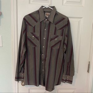 ELY Pearl Snap Men’s Long-Sleeve Shirt